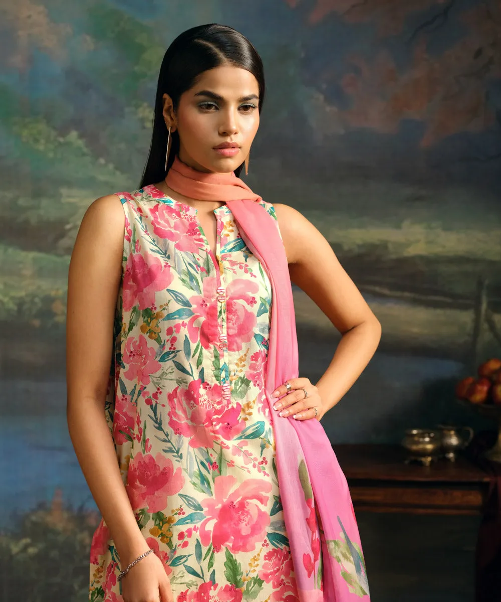 3 Piece - Embroidered Lawn Suit