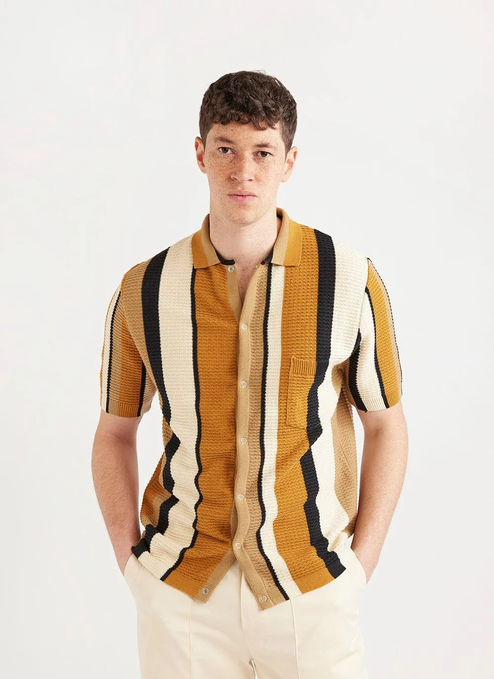 Adaman Breeze Shirt | Knitted Cotton | Dune