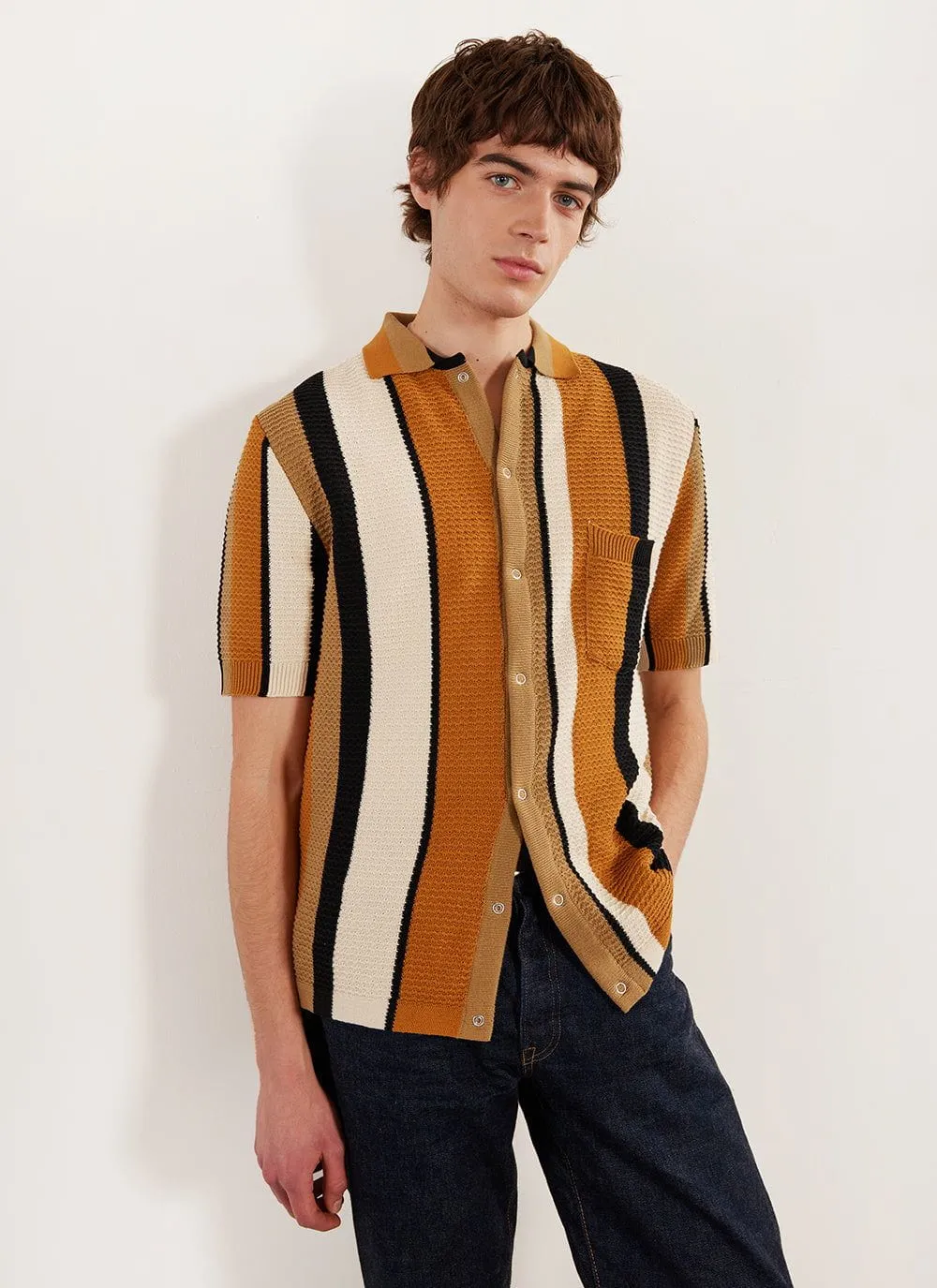 Adaman Breeze Shirt | Knitted Cotton | Dune