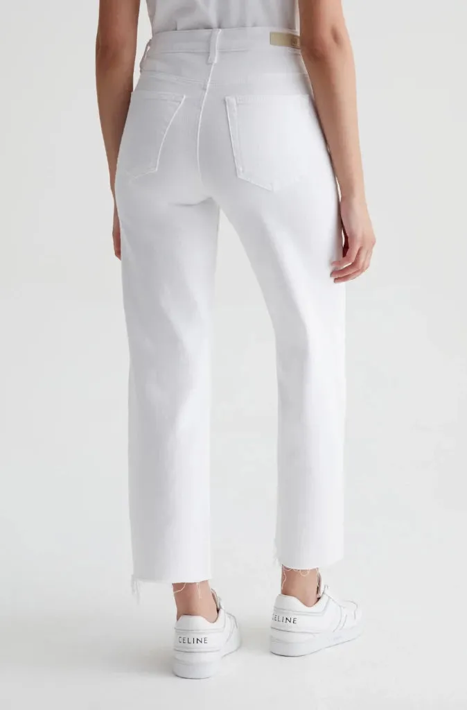 AG Jeans Saige Wide Leg Crop - Modern White