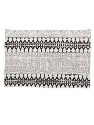 Alankaar Placemat Set Of 2 Placemats (Black)