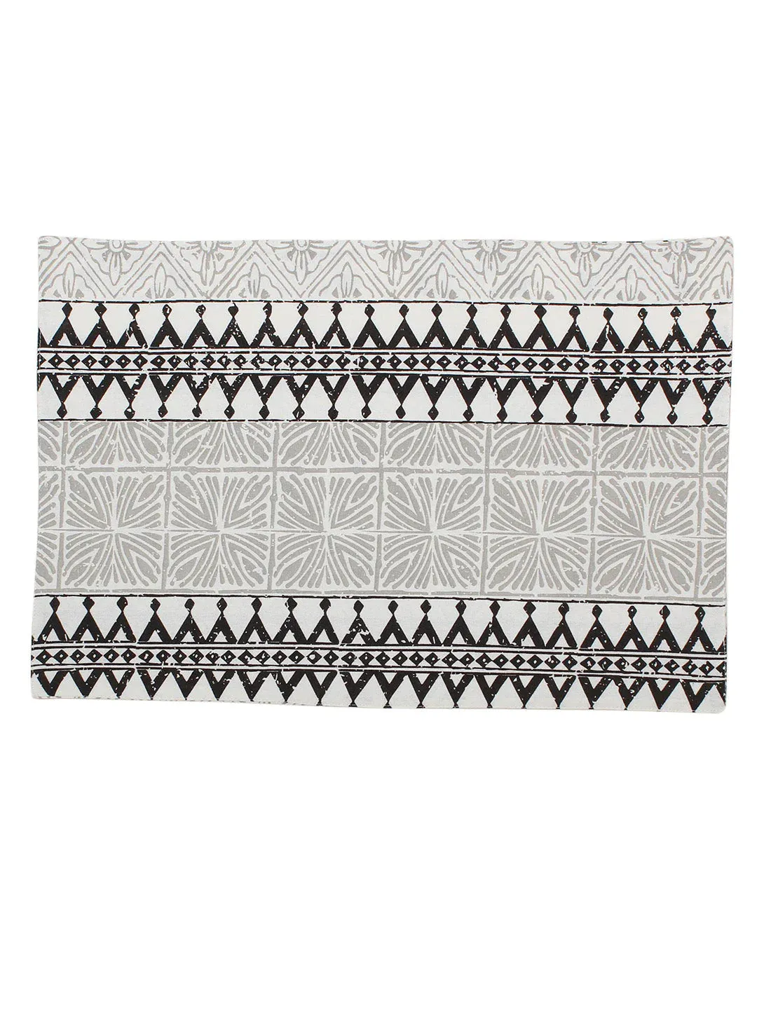 Alankaar Placemat Set Of 2 Placemats (Black)