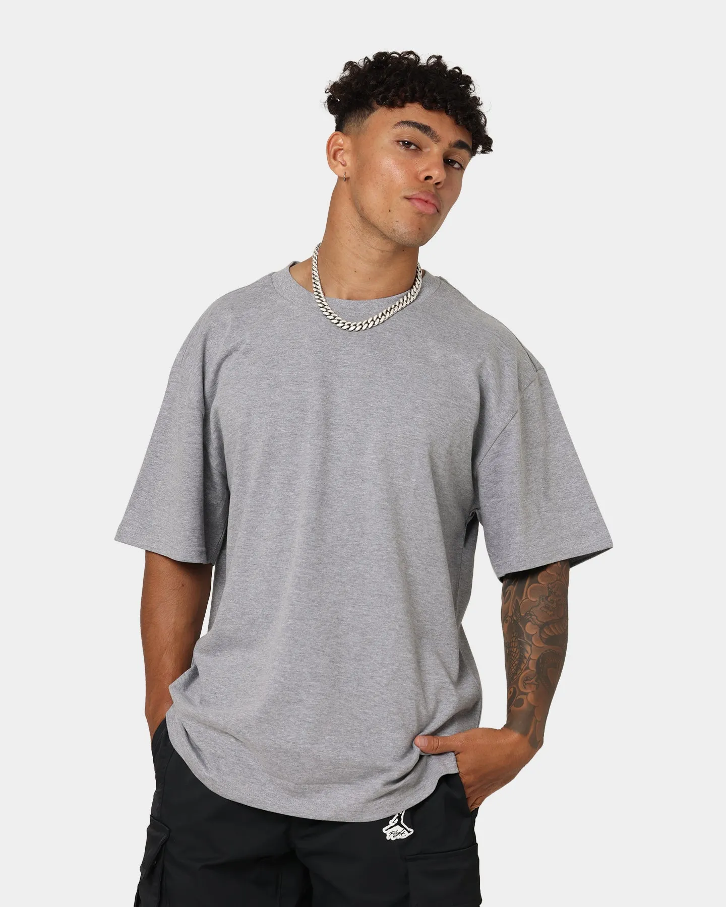 AS Colour Heavy T-Shirt Grey Marle