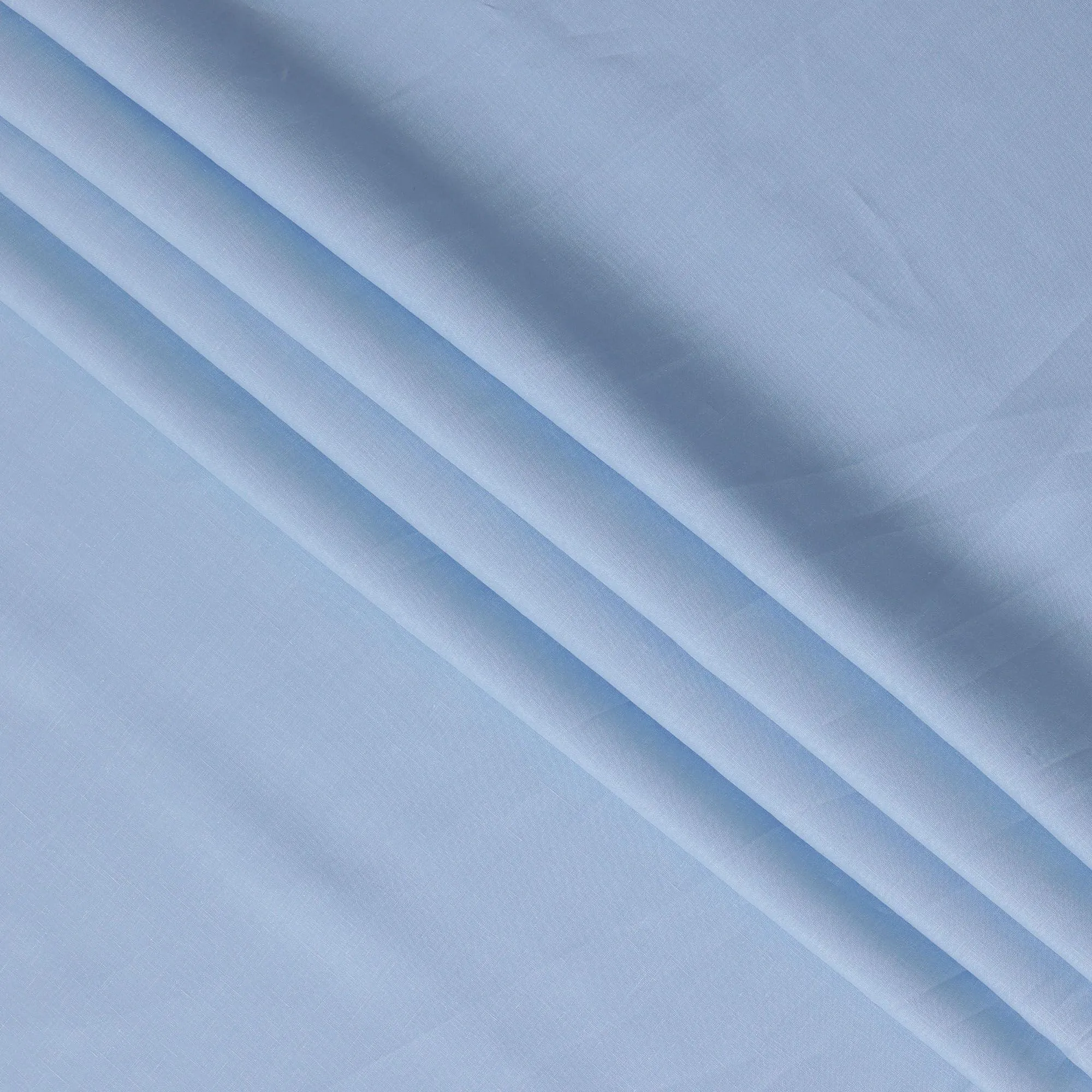 Baby blue Plain Premium pure linen fabric 60Lea-D15881