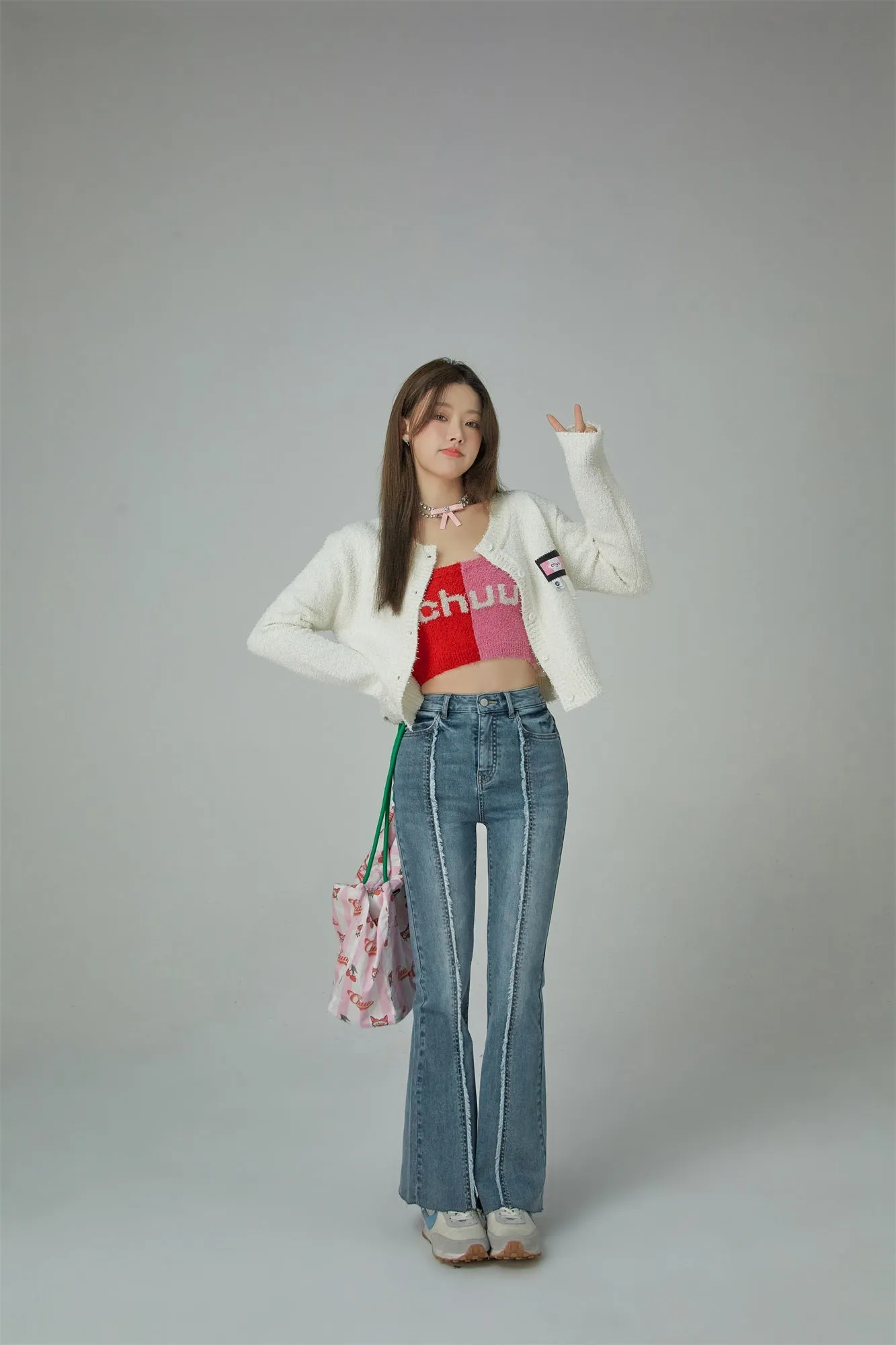 Bicolor Chuu Logo Tube Top