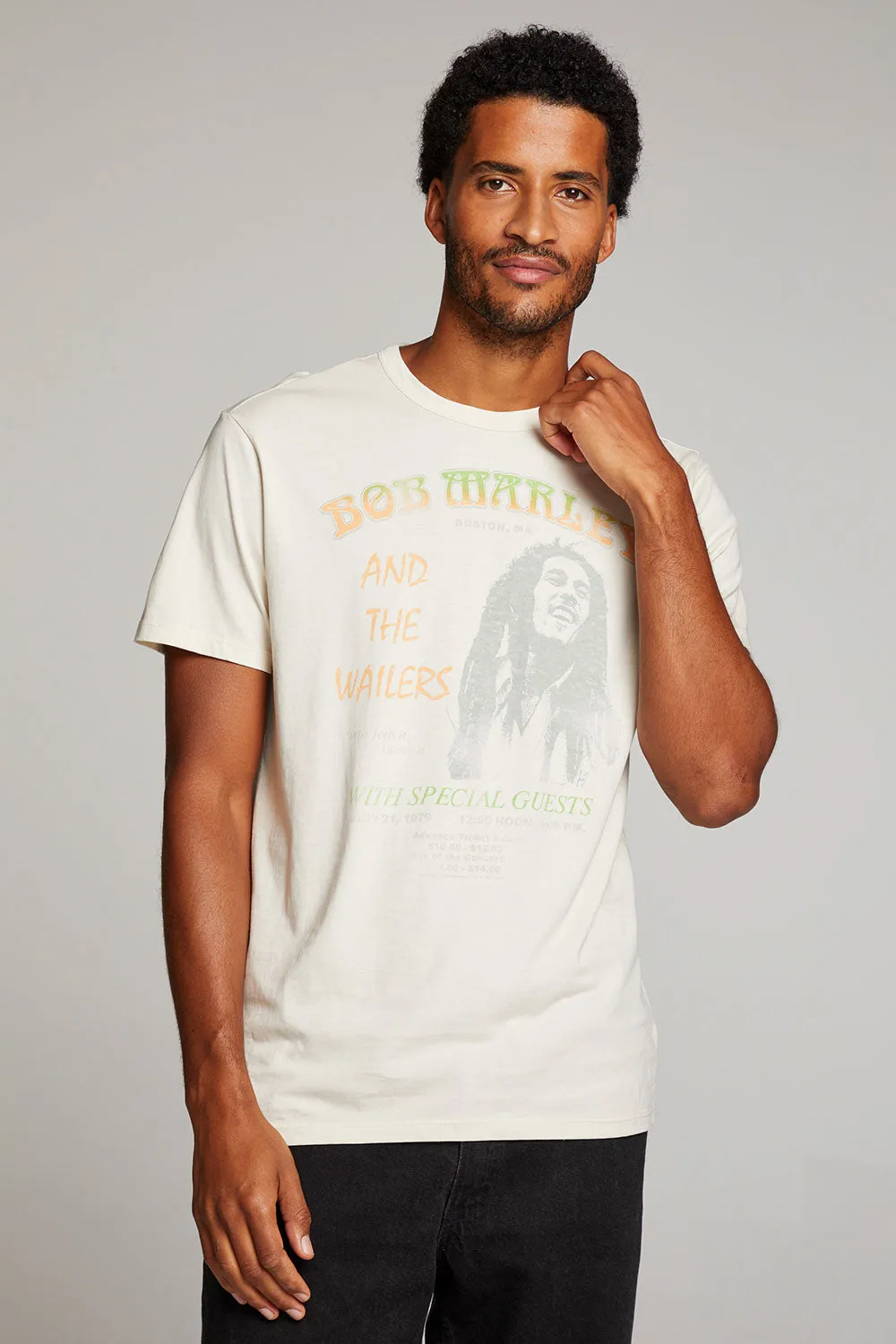 Bob Marley On Stage Mens Tee