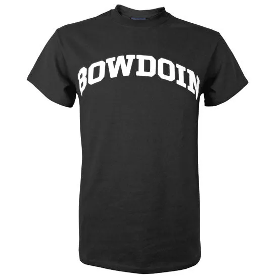 Bowdoin Tee with Paw Print on Back