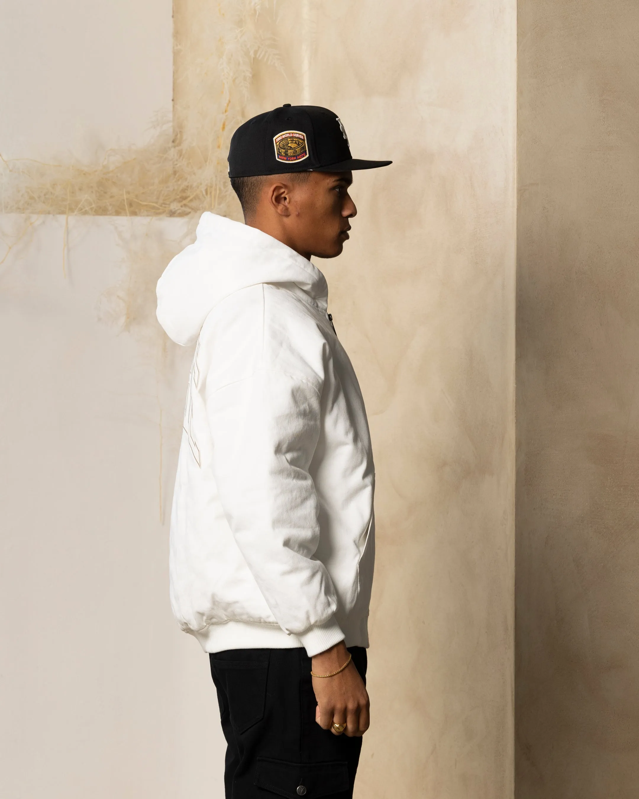 Carre Arch Work Bomber Jacket Off White