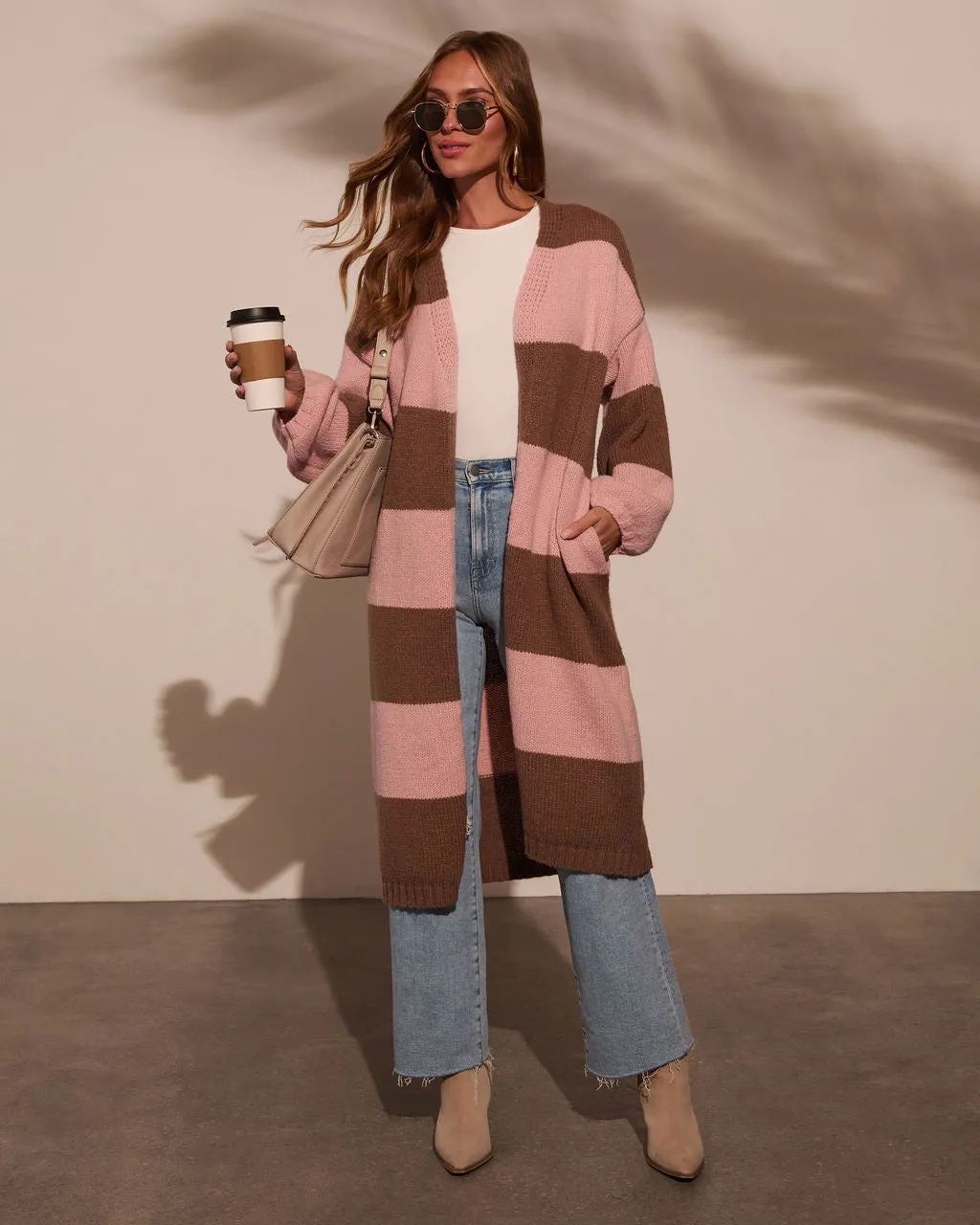 Celeina Striped Duster