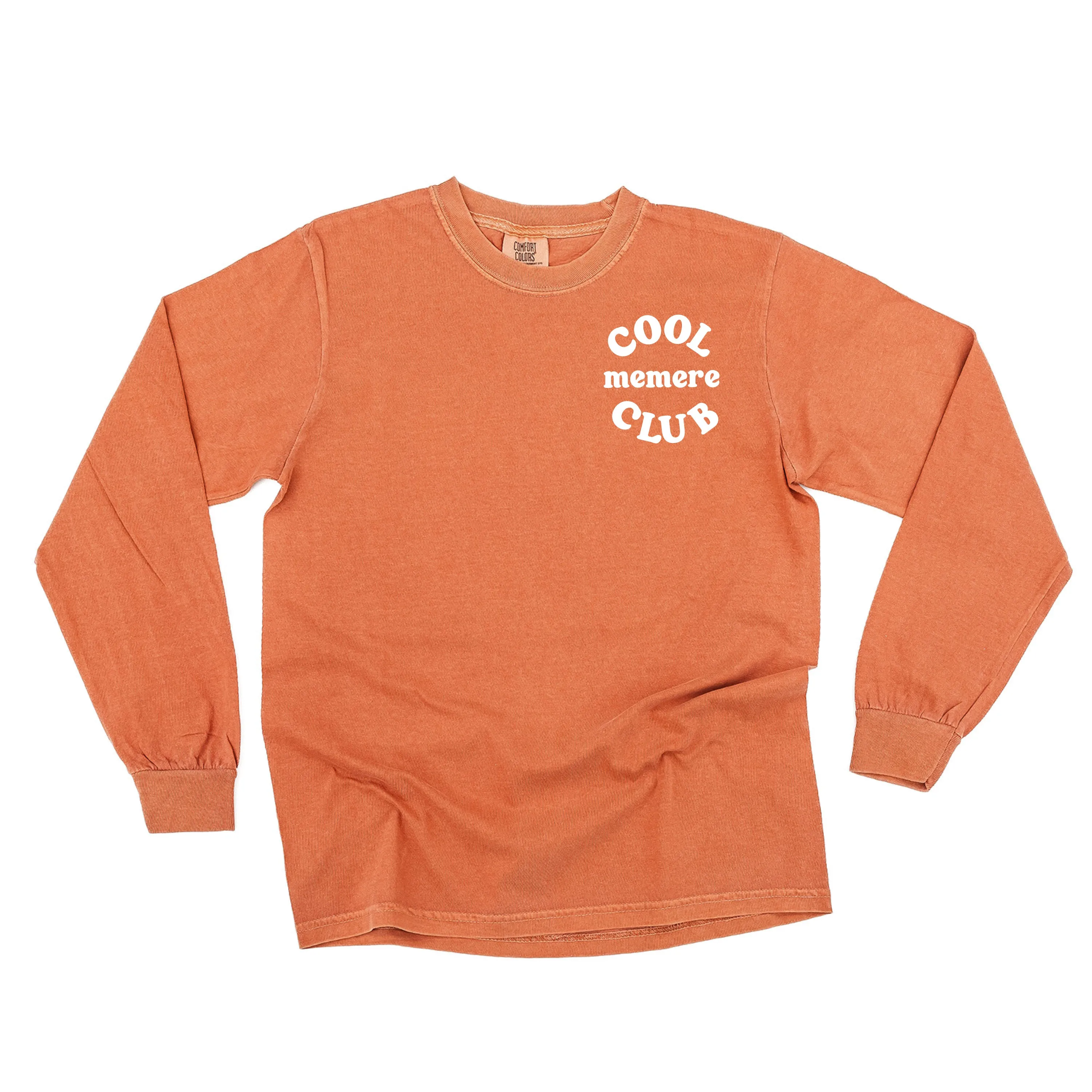 COOL Memere CLUB - Pocket Design - LONG SLEEVE COMFORT COLORS TEE