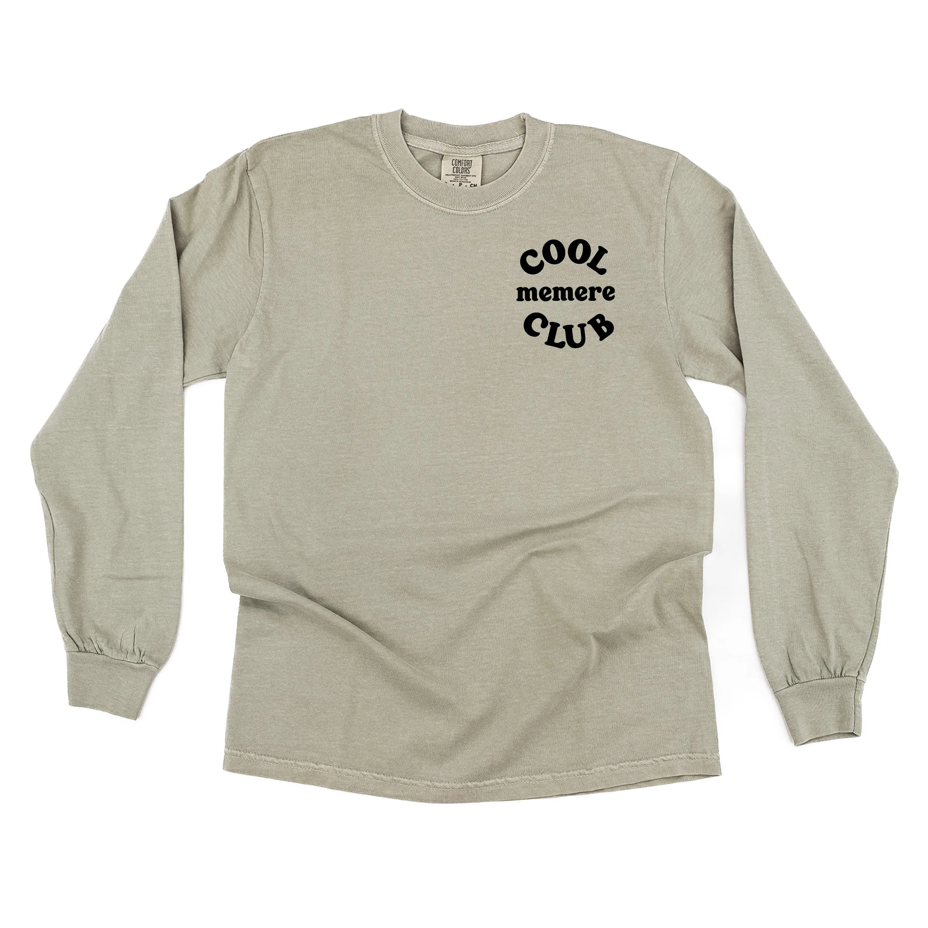 COOL Memere CLUB - Pocket Design - LONG SLEEVE COMFORT COLORS TEE