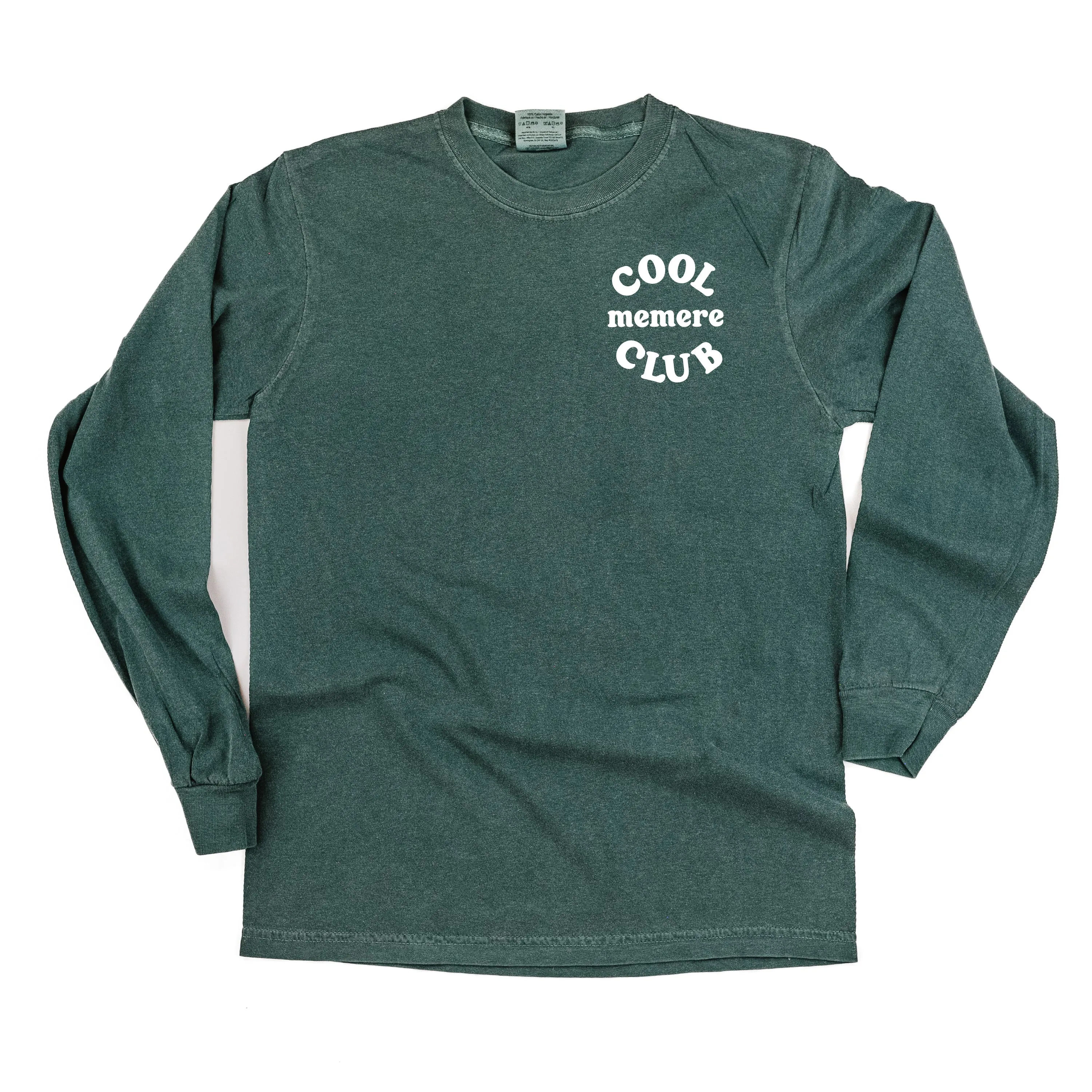 COOL Memere CLUB - Pocket Design - LONG SLEEVE COMFORT COLORS TEE