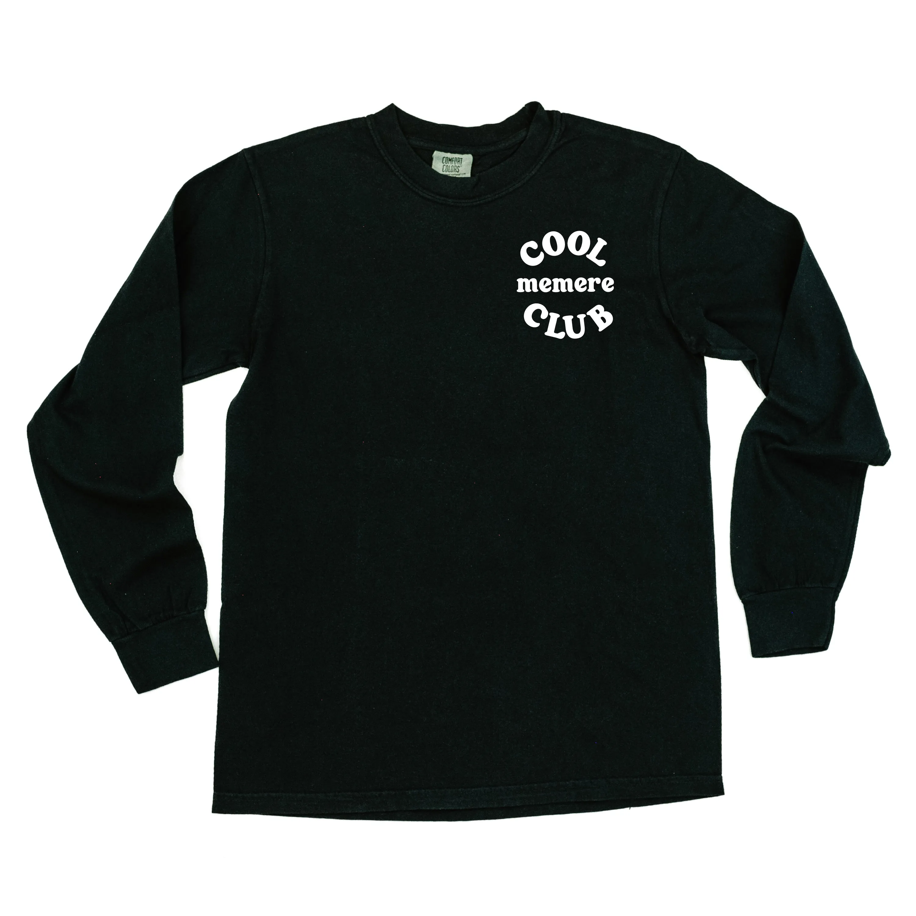 COOL Memere CLUB - Pocket Design - LONG SLEEVE COMFORT COLORS TEE