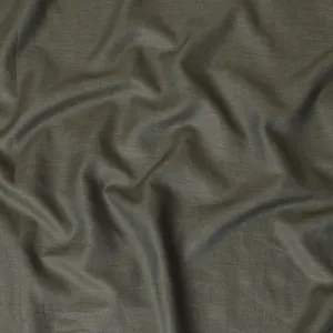 Dark olive Plain Premium pure linen fabric 60Lea-D15885