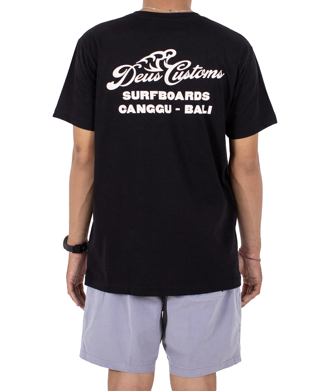 DEUS SURFBOARD CANGGU TEE OG - BLACK