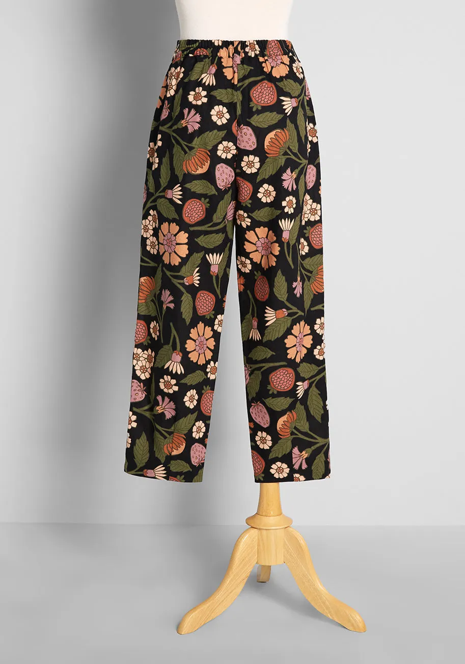 Fab in Fruits and Flora Pants