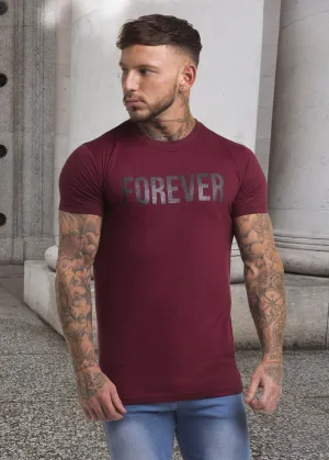 Forever T-Shirt - Burgundy