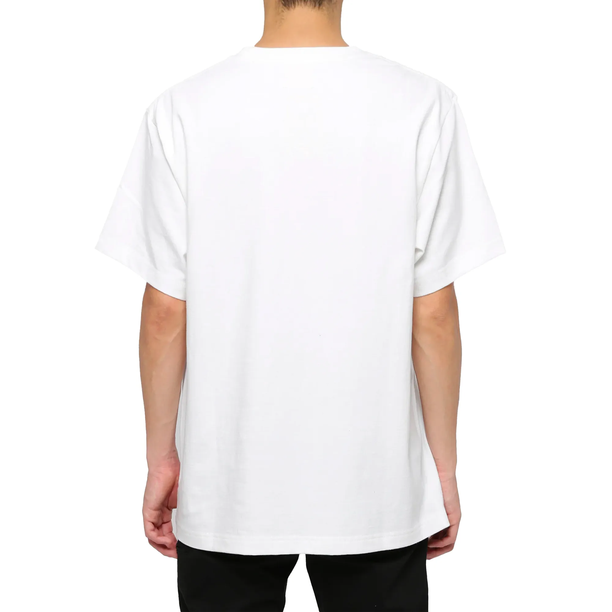 Fxxking Rabbits No Smoking Only Pocket T-shirt White