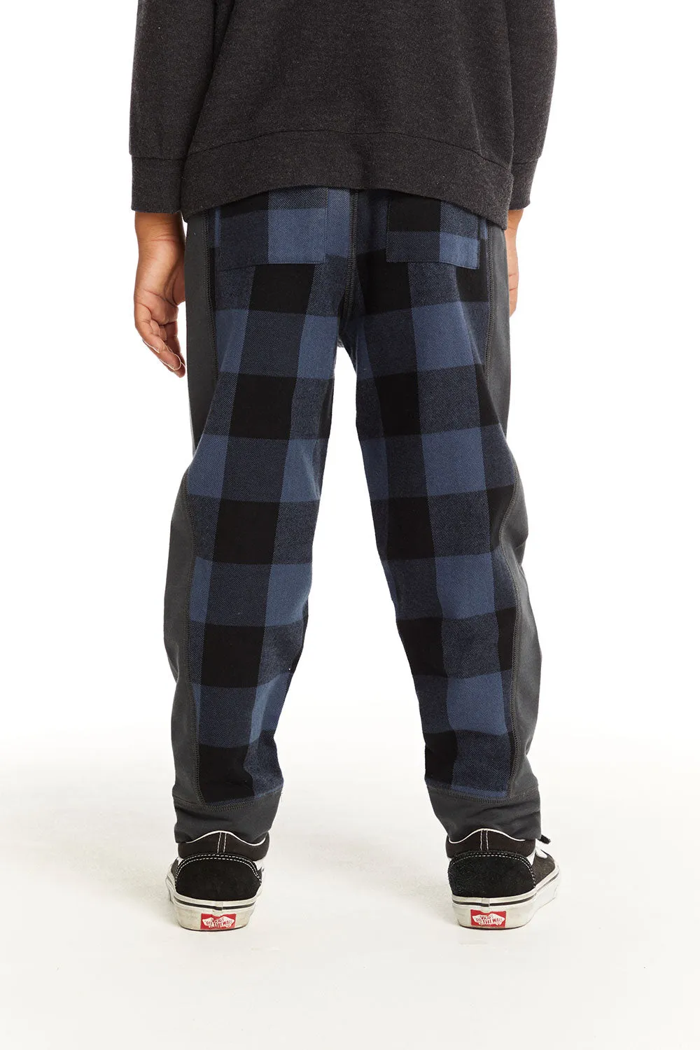 Ghost Plaid Side Panel Jogger