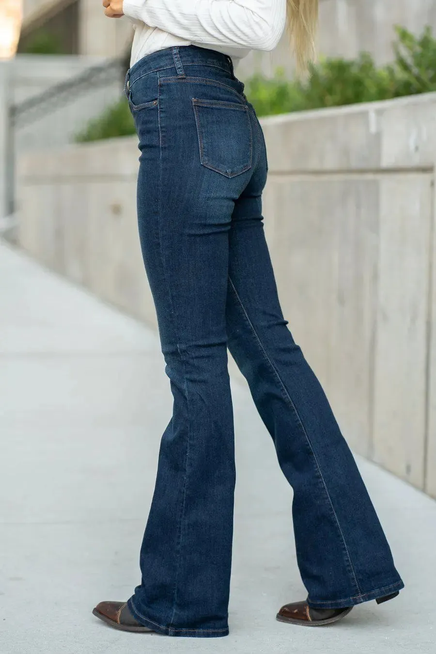 JUST USA High Rise Flare Jeans