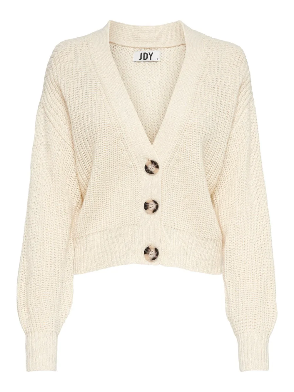 Knitted cardigan JDY Justy, cream