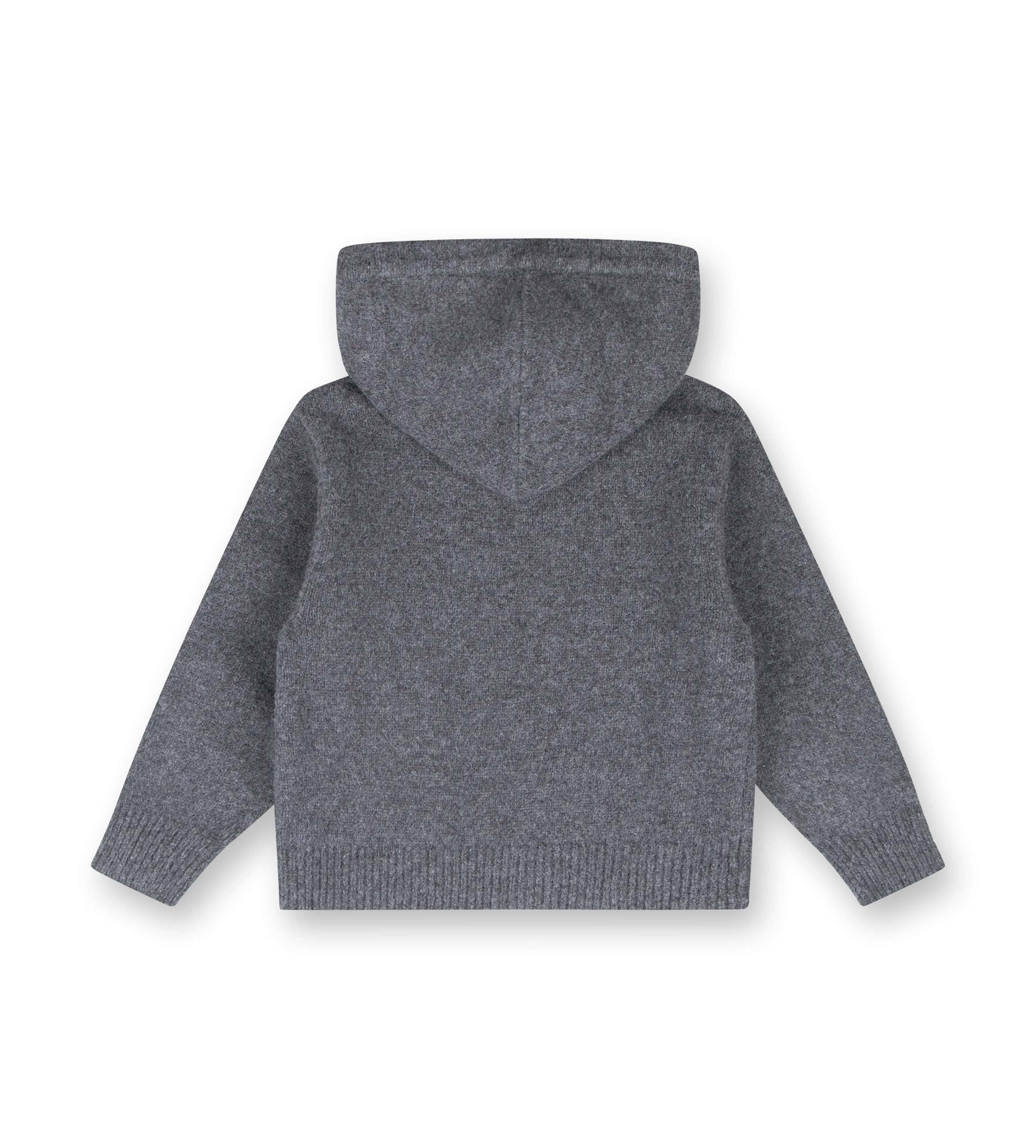 Knitted Hoodie Dark Grey