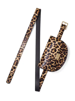 Leopard-Print Belt Bag