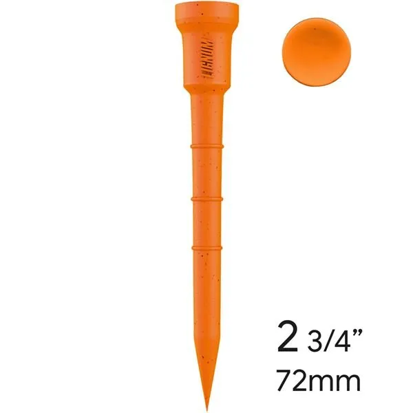 Lignum 72mm Tees 12pk - Spinning Orange