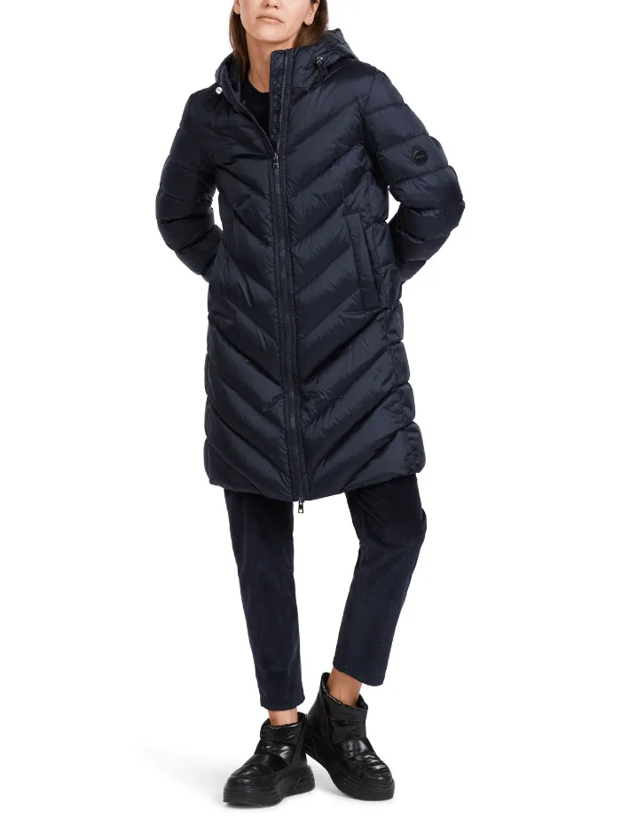 Marc Cain Additions Quilted Coat With Hood VA 11.02 W71 COL 900