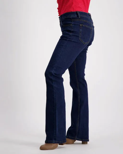 OBFilly 2.0 Dark Rinse Womens Jeans - Boot Cut