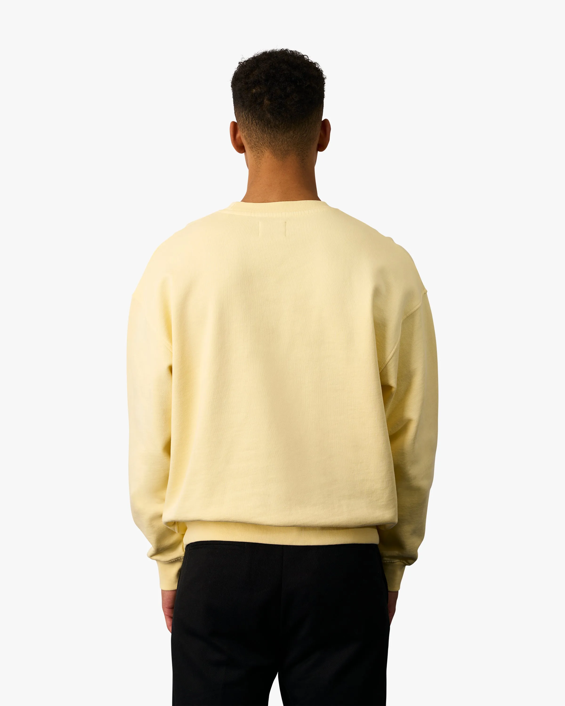 Organic Oversized Crew - Polar Blue