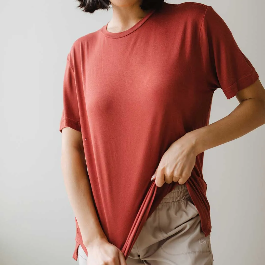 Oversized Tee, Pale Brick