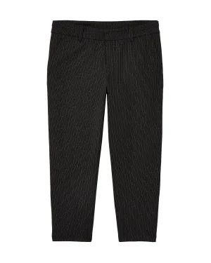 Palermo Cropped Trouser | Black / White