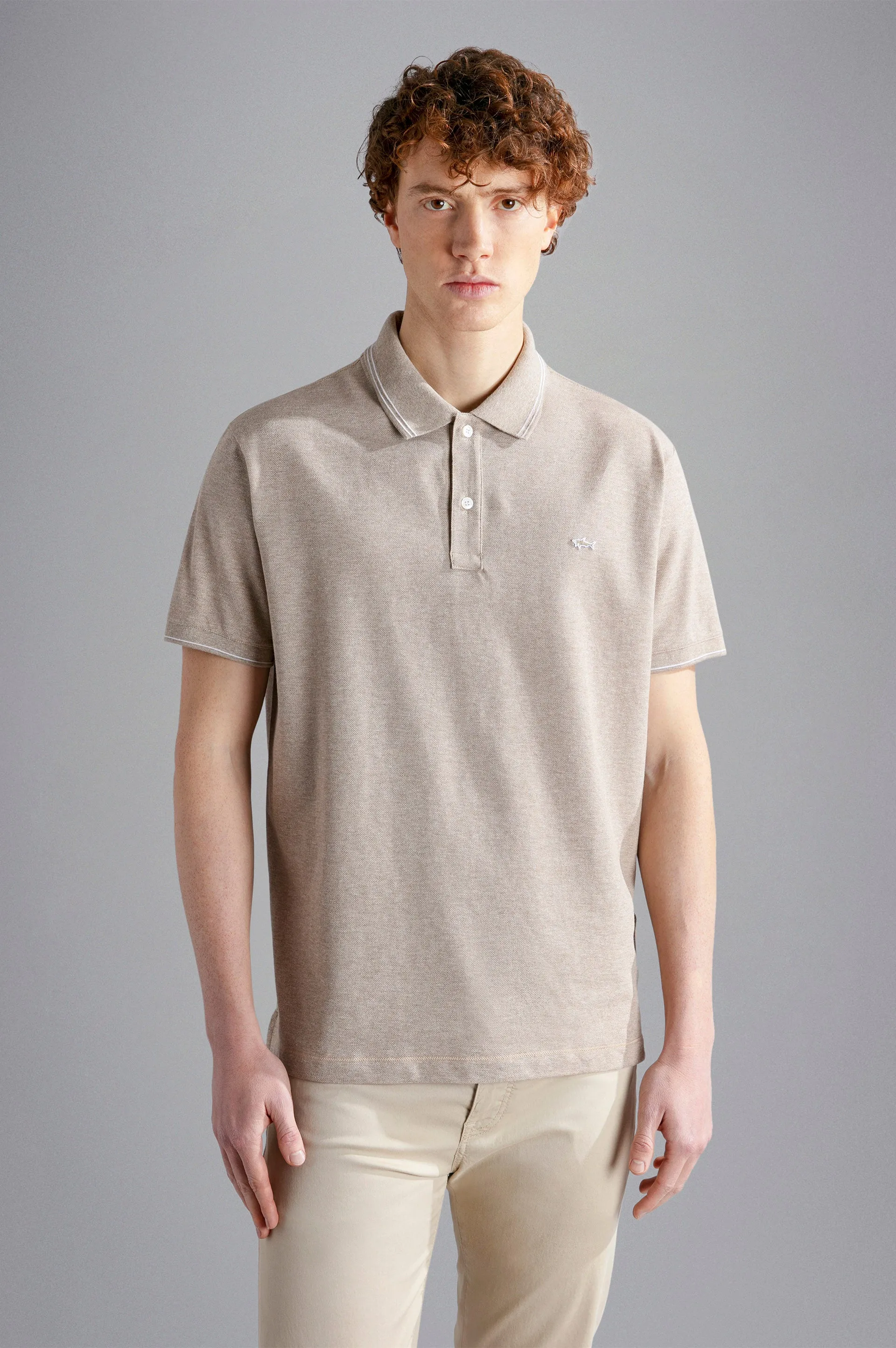 Piqué Cotton Polo Shirt 24411229