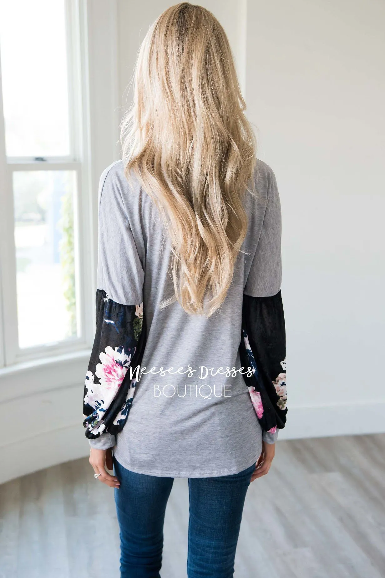 Playful Personality Velvet Sleeve Sweater