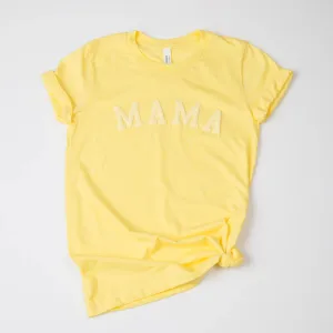 Puff Mama Bold Women's Graphic Tee, Yellow