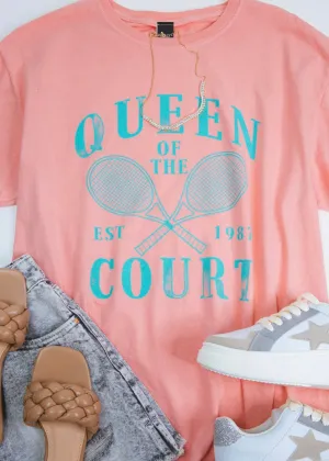 Queen of the Court Oversized Tee