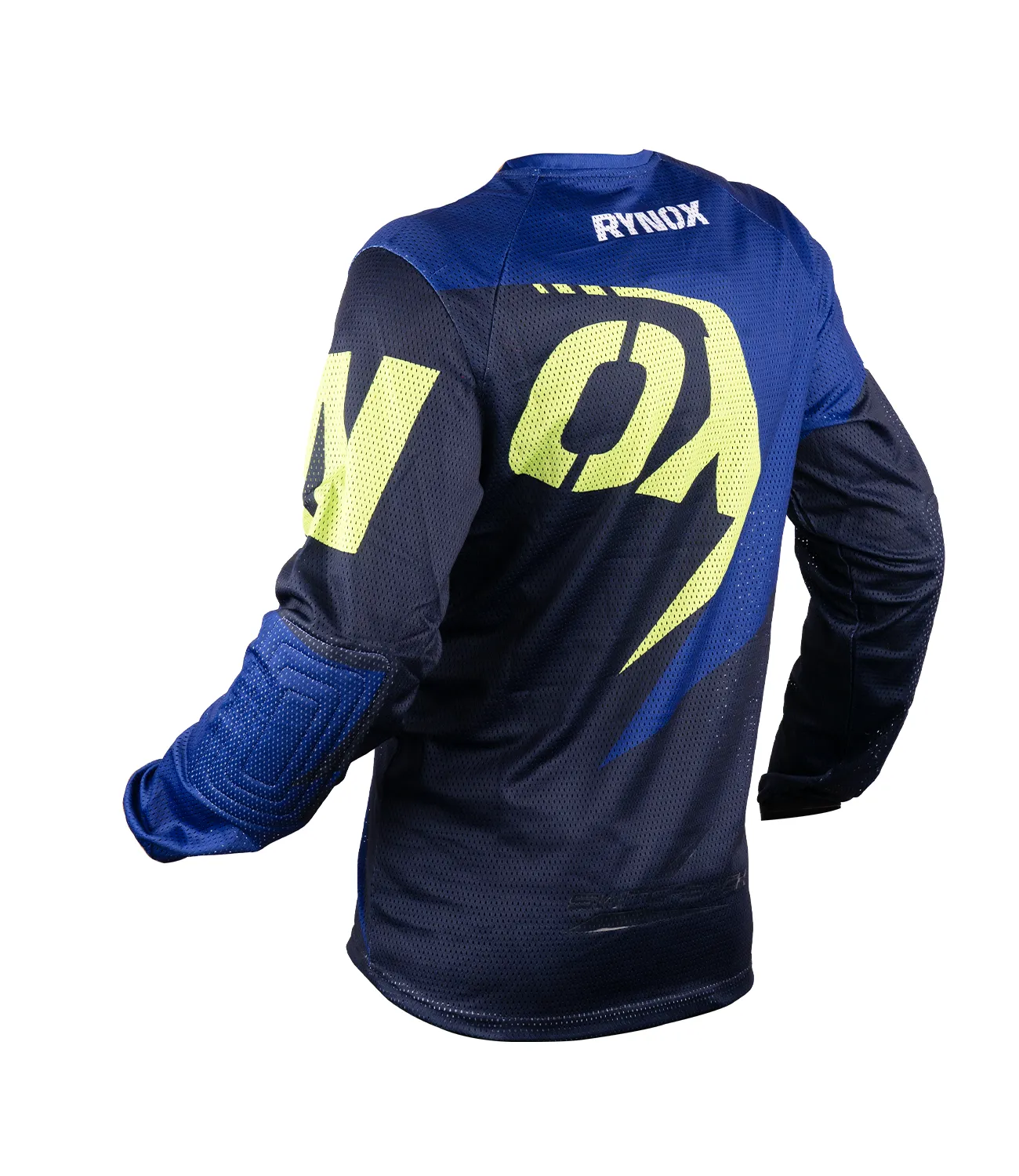 Rynox Switchback Neo Offroad Jersey (Blue Hi Viz Green)