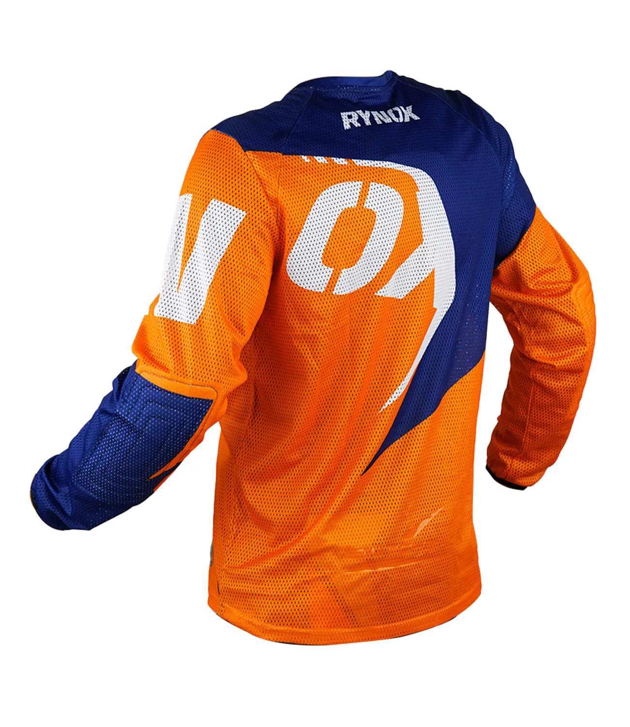 Rynox Switchback Neo Offroad Jersey (Hi Viz Orange Blue)