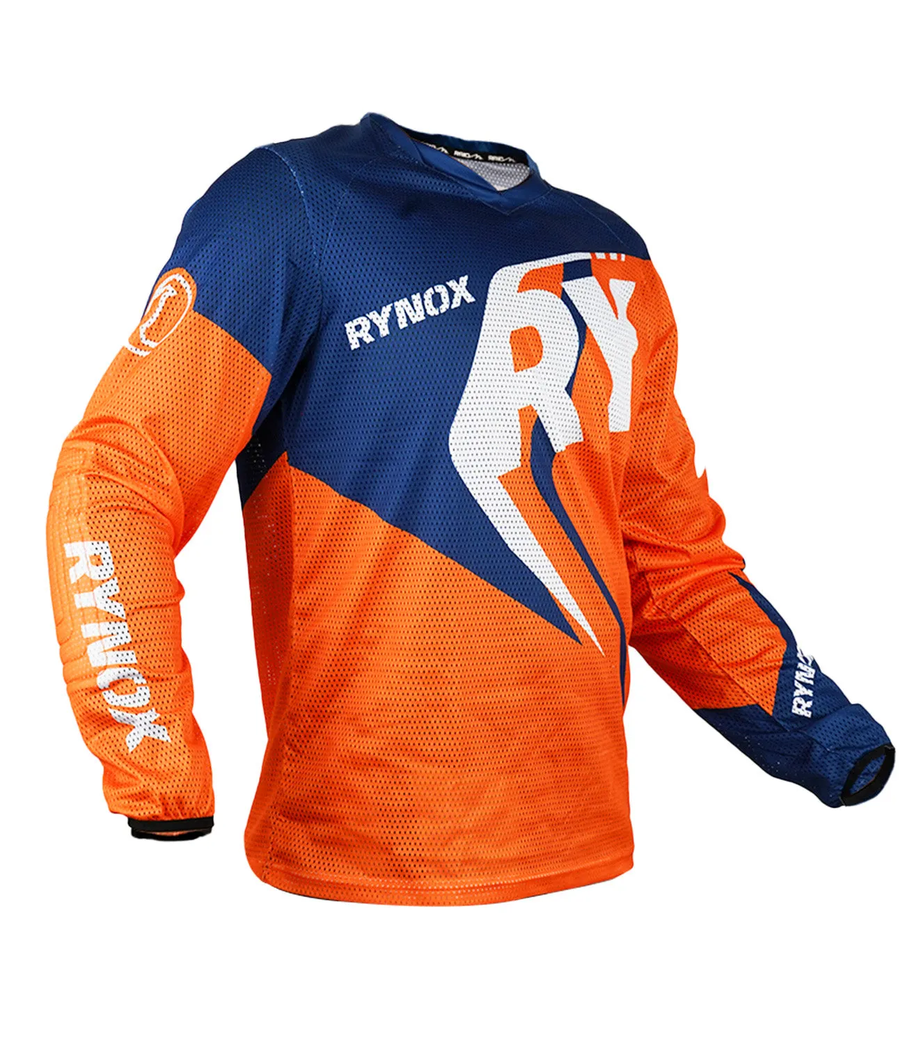 Rynox Switchback Neo Offroad Jersey (Hi Viz Orange Blue)