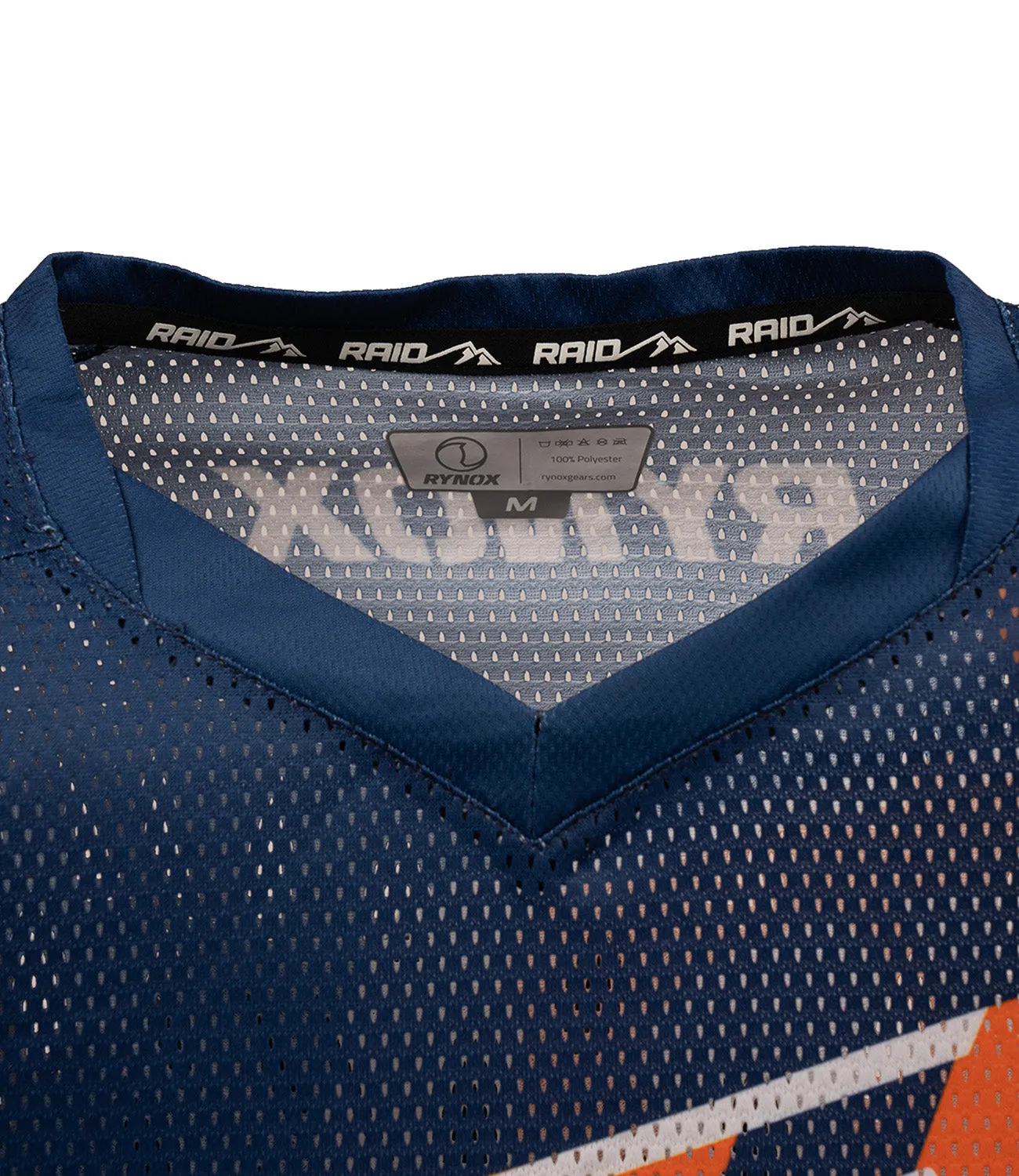 Rynox Switchback Neo Offroad Jersey (Hi Viz Orange Blue)