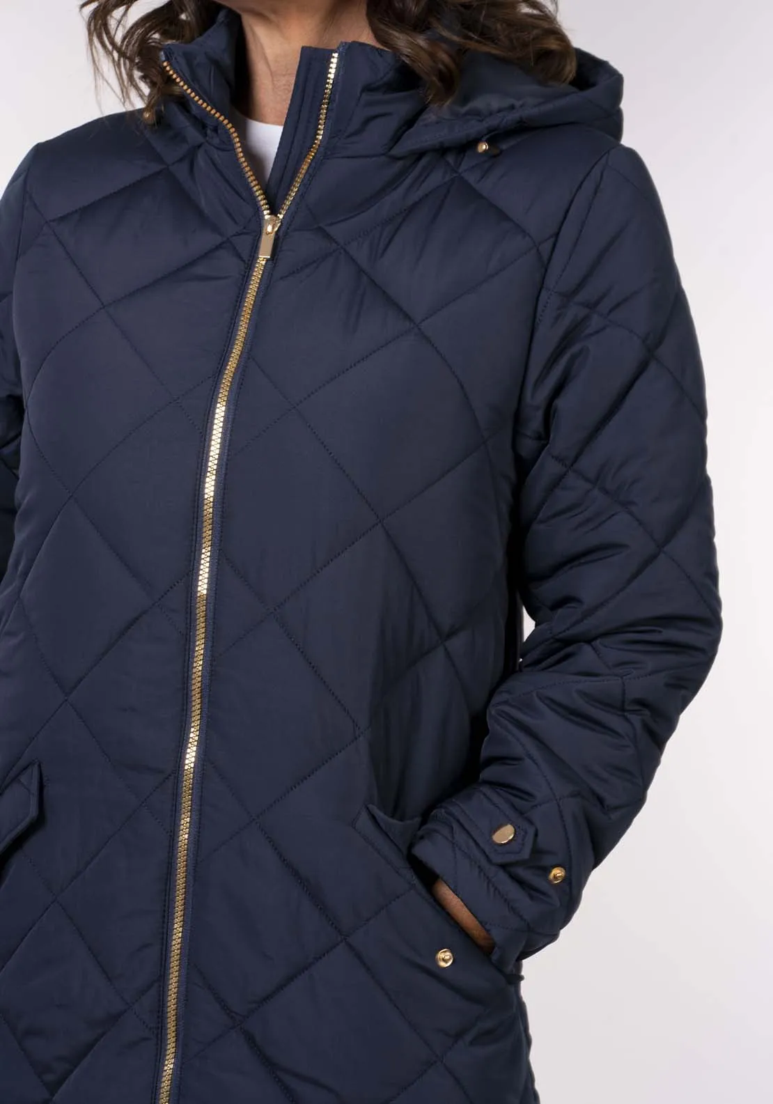 Soccer Mum Padded Jacket - Blue