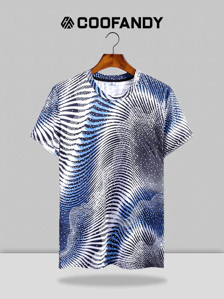 Textured Pattern T-Shirt