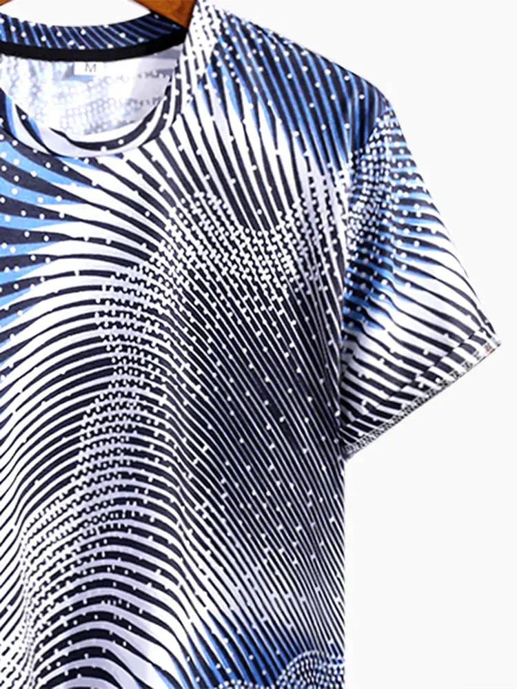 Textured Pattern T-Shirt