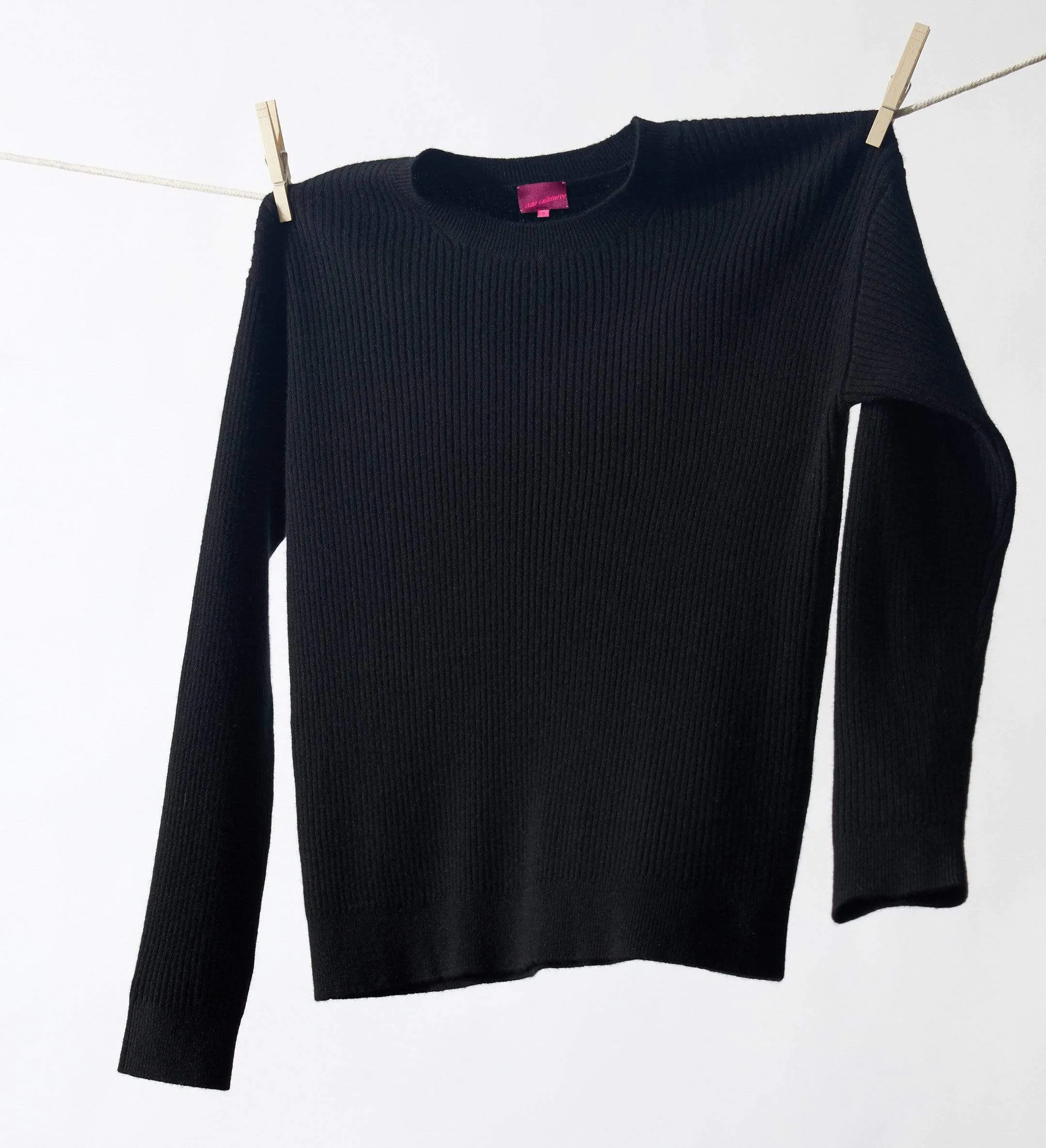 The Ribbed Crewneck Cashmere Sweater