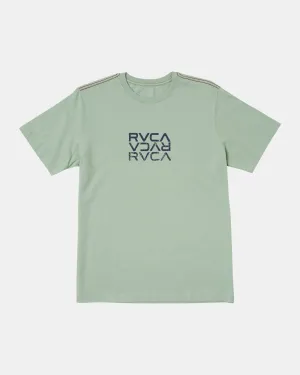 Three Stack Tee - Granite Green