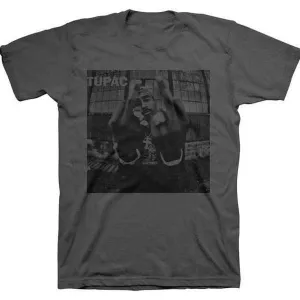 Tupac Bold Army Tee Charcoal