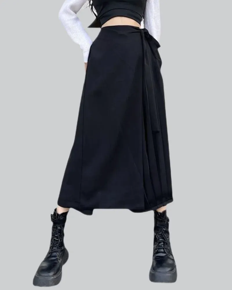 Wide Leg Skirt Pants