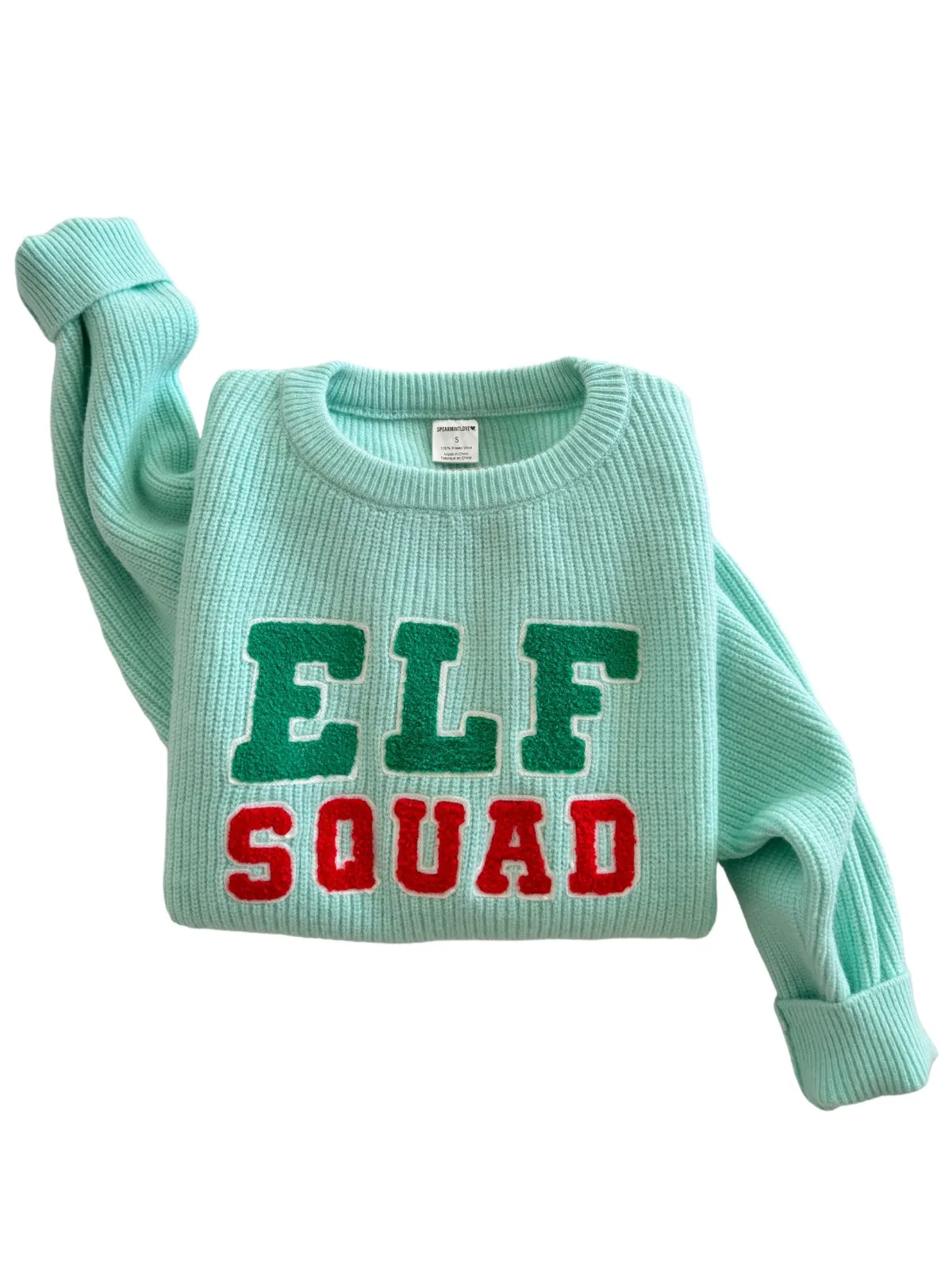 Women's Knit Sweater, Elf Squad