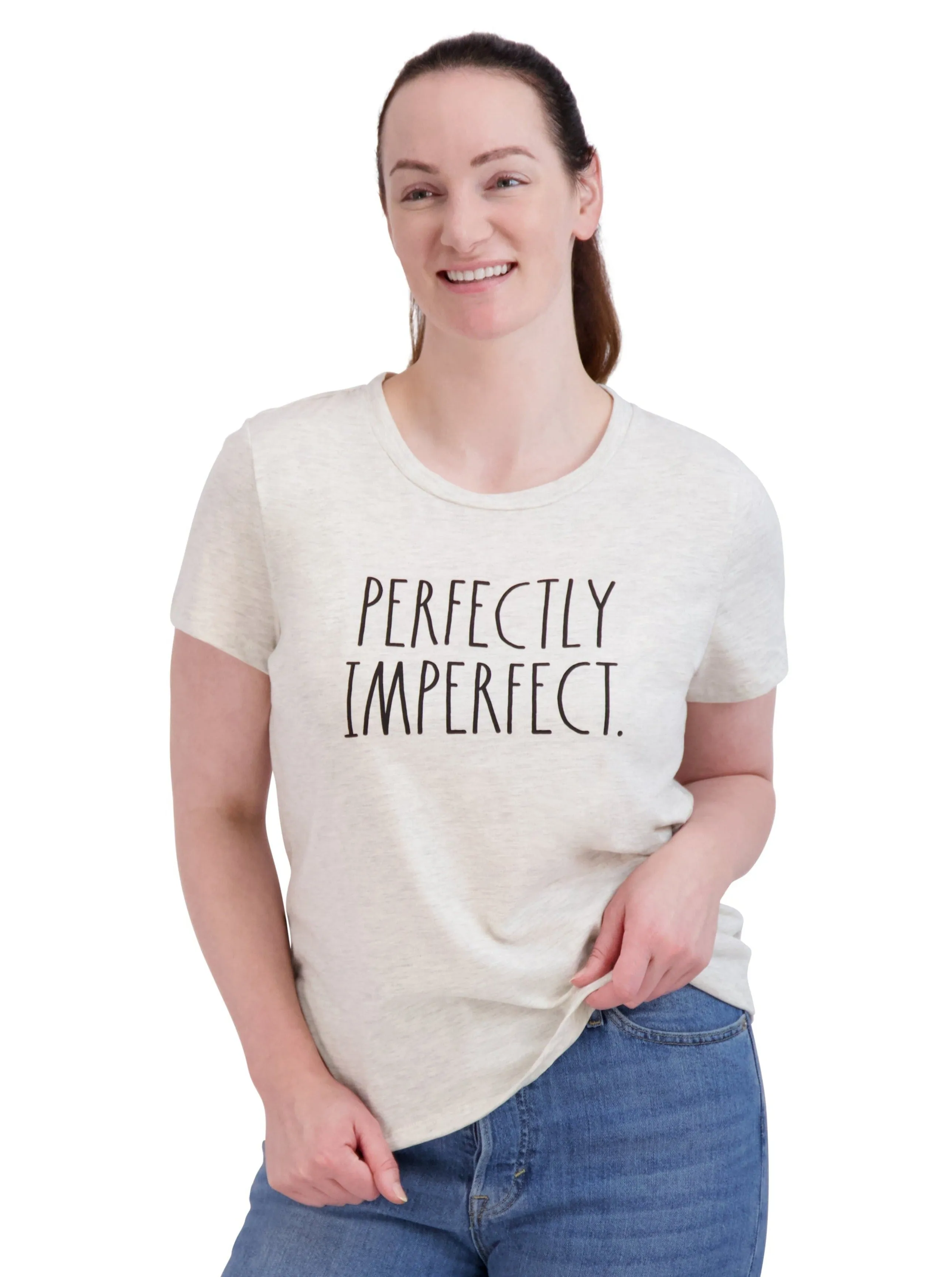 Women's "PERFECTLY IMPERFECT" Short Sleeve Icon T-Shirt